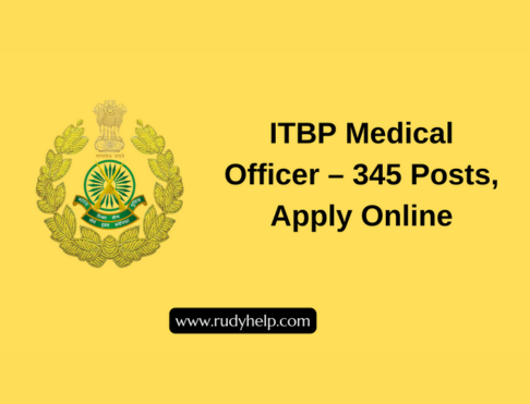 ITBP Medical Officer Apply Online